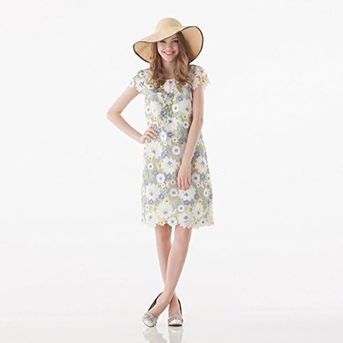 Amazon ローズティアラ Rose Tiara 美人百花4月号掲載 追加生産 38 40サイズ 花柄ケミカルレースワンピース 06オフ 38 M ワンピース チュニック 通販