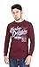 Harley-Davidson Mens Thunder Chains Trademark B&S Maroon Long Sleeve (Medium)