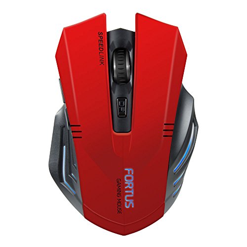 Speedlink FORTUS Gaming Mouse - Wireless, Black (SL-680100-BK-01)