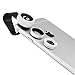 Apexel 3-In-1 Clip-On Lens Kit 180 Degree Fisheye Lens + 0.67X Wide Angle + 10X Macro Lens (Silver)