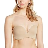 Delimira Women's Hand Shape Custom Lift Seamless Strapless Bra