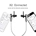 Bluetooth Headphones, Vomercy In Ear Headphones Wireless Earphones Bluetooth Earbuds with Mic Bluetooth Sport Earphones