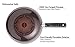 Hapycall 5 Layer Diamond Nonstick Wok 10.2 inch, Stir Fry Pan, Deep Frying, PFOA-Free, Dark Brown