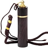 Snuff Bottle with Spoon Portable Snuff Necklace