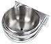 Kerbl 32490 Stainless Steel Feeding Trough with Drain/Approx 18 Lthumb 2