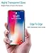 TOZO for iPhone X/XS/11 Pro Screen Protector 5.8 Glass 3D Full Frame Premium Tempered 9H Hardness Soft Edge Super Easy Apply Work with Black