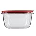 Rubbermaid Premier Easy Find Lids Food Storage Containers, 14 Cup, Racer Red