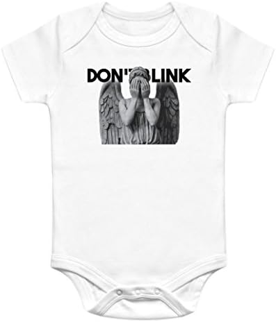 Nerdy Onesies Unisex Baby "Don't Blink" Weeping Angels Doctor Who Onesie