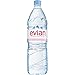 evian Natural Spring Water 1.5 Liter Plastic Bottles - Pack of 12