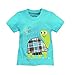 CRAZY GOTEND Toddler Boy Cotton Summer Short Sleeve T-Shirt and Short Set (Blue, 2-3T)