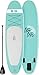 Ten Toes 10' Weekender Inflatable Stand Up Paddle Board Bundle, Seafoam - 2017