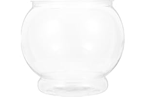 BCOATH Fish Tank Clear Container Plastic Plants Desk Globe Clear Ecological Bottle Tabletop Ornament Desk Fish Tank Fish Living Tank Fish Bowl Fish Bowl for Goldfish Container Tank Round