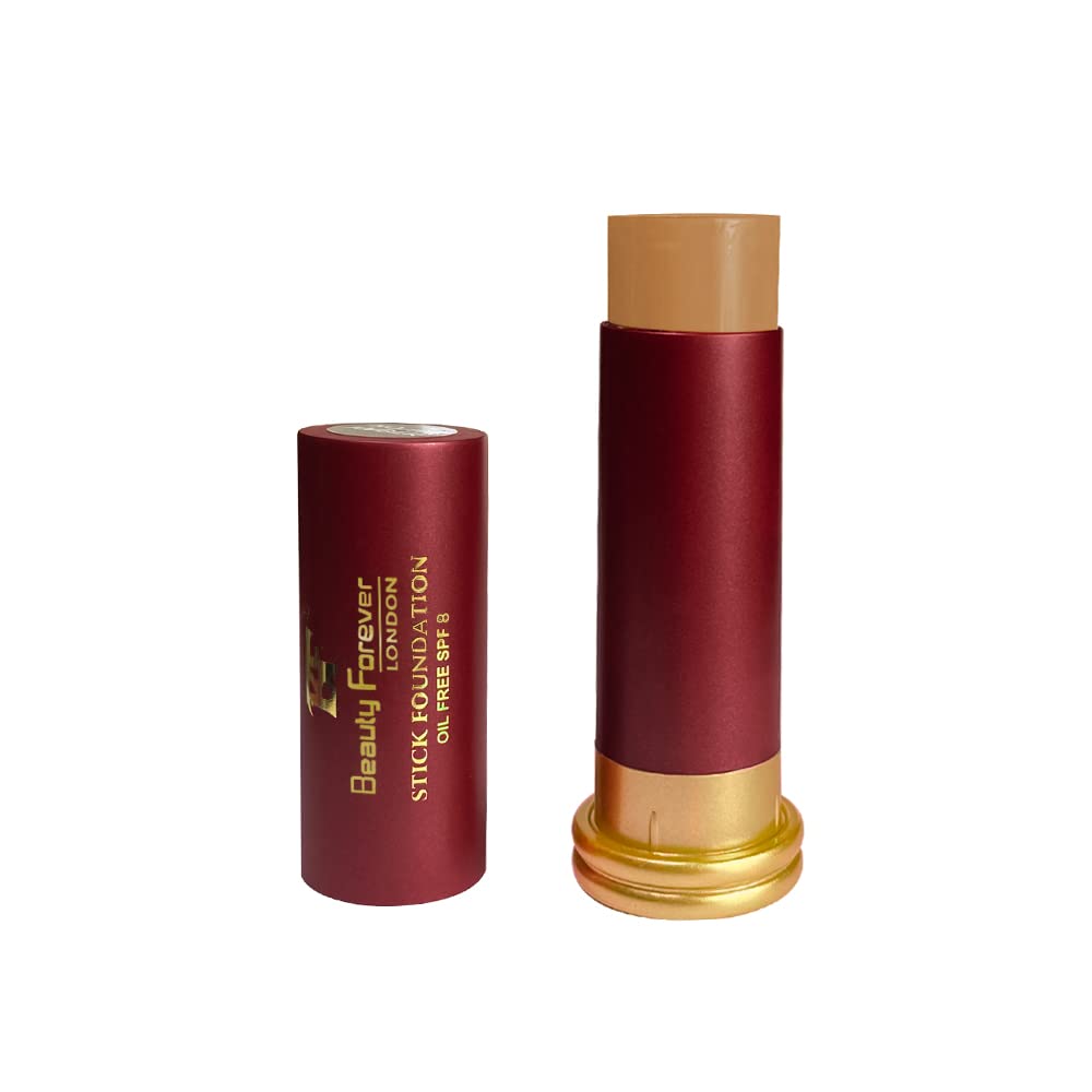 Beauty Forever Stick Foundation, Lightweight Formula Oil Free, Matte Finish Face Foundation, Suitable For All Skin Types, Friendly Cool Natural Looks, Available in 13 Shades (TROPICANA (SF101-A))