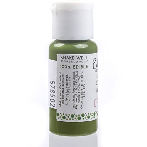Edible Art Decorative Paint Leaf Green 15ml