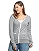 Meaneor Women Plus Size V-Neck Button Down Long Sleeve Soft Knit Cardigan Sweater(L-4XL)