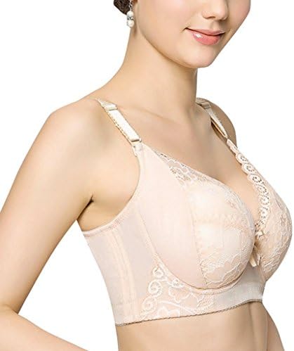 Women's Extreme Support Push Up Bra Brassiere (Underwire Plus Size 32-42 C)