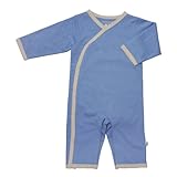 Babysoy Kimono One Piece (Baby) - Lake Blue-12-18 Months