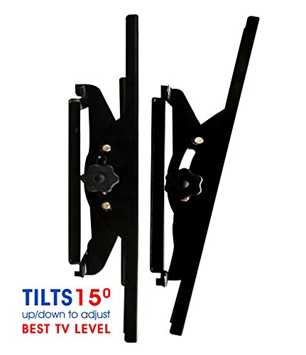 Royal Brands Adjustable Flat Panel Television Wall Mount | for Flat Screen TVs | Includes Built-in Level (Medium; 26" to 55") VESA 400 X 400