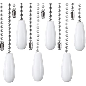 8 Pieces Ceiling Fan Pull Chains Wooden Pendant Pull Chain