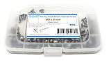 iExcell 100 Pcs M5 x 8 mm Stainless Steel 304 Hex Socket Button Head Cap Screws, Come in an Easy-use Storage Case
