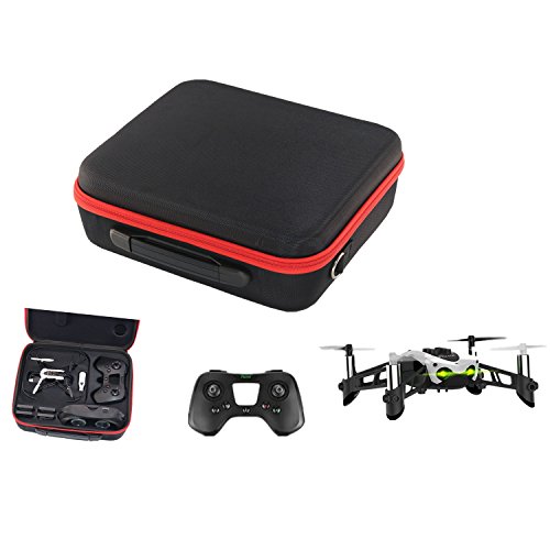 Tineer Aircraft Drone Storage Bag Protective Case Protector Goggle Box Handbag for Parrot Mambo FPV/Parrot Mambo/Mambo Mission/Mambo Fly Drone