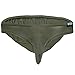 FEESHOW Men's Soft Long Sheath Sleeve Bikini Briefs Pouch Underwear G String Thongs
