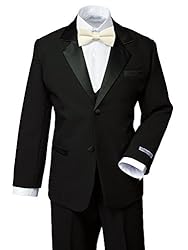Spring Notion Boys' Classic Fit Tuxedo Set, No Tail
