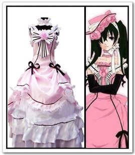 Anime Japonais Black Butler Ciel Phantomhive Cosplay Costume Rose