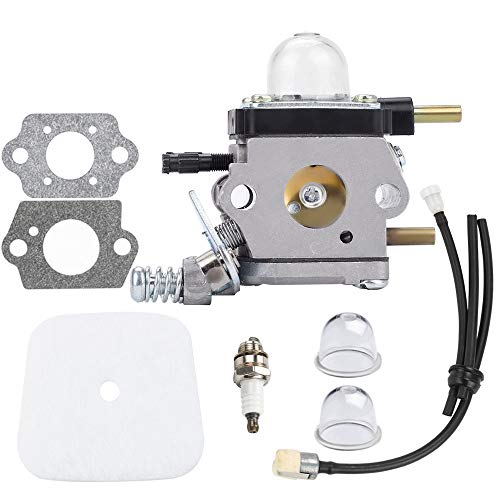 Hipa C1U-K54A Carburetor with Air Filter Repower Kit for 2-Cycle Mantis Tiller/Cultivator 7222 7222E 7222M 7225 7230 7234 7240 7920 7924