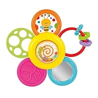 KiddoLab Infant Spin, Rattle and Teether Toy. Baby Multi-use Toy for Better Relaxation and Sleep. Essentials Activity Toy for Babies and Toddlers, Develops Fine Motor Skills. Age: 6 Months Old and Up