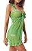 Plus Size Lingerie Babydoll Set for Women(XL,Apple Green)