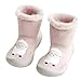 NUWFOR Newborn Baby Boys Girls Cartoon Animal Floor Socks Anti-Slip Baby Step Socks Whitethumb 3