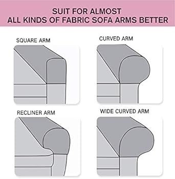 Jacalee Spandex Stretch Fabric Armrest Covers Anti Slip Furniture Protector Sofa Armchair Slipcovers For Recliner Sofa Red Buy Online At Best Price In Uae Amazon Ae