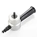 Multipurpose Double Head Sheet Metal Nibbler Saw Cutter by OSOF Cutting Tool Electric Power Drill Attachment Fits Iron, Stainless Steel, Aluminum, Plastic, Plywood Plate and More