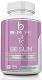 BE SLIM | 6-in-1 Natural Weight Loss + Appetite Control Supplement | Thermogenic | Burn Fat, Boost Metabolism, Increase Energy with Ketones, African Mango, Theobromine and L-Carnitine