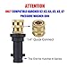 RIDGE WASHER Compatible Pressure Washer Gun Adapter, Only Replacement for Karcher K2, K3, K4, K5, K6, K7, 1/4'' Quick Connect