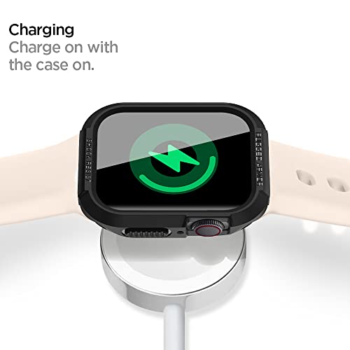 RhinoShield Bumper Case Compatible with Apple Watch SE \u0026 Series 6 / 5 / 4 -  [44mm] | Slim Protective Cover, Lightweight and Shock Absorbent - Black |  Pricepulse