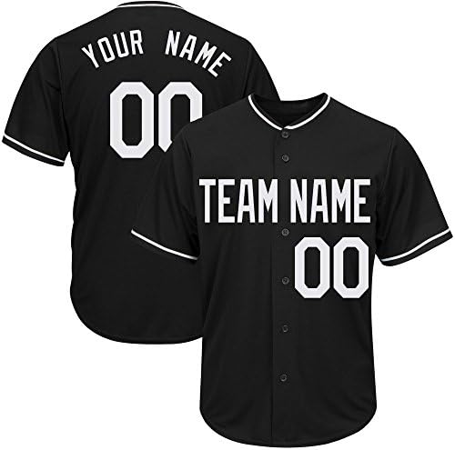 Custom Men's Black Mesh Baseball Jersey with Stitched Team Name Player Name and Numbers,White Size 2XL