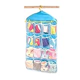 Fyore Women Hanging Closet Organizer 16 Clear Large