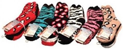 Blue Star Clothing 3pk-bb-anml Animal Print Socks, One Size (Pack of 36)