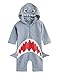 7-Mi One Piece Swimsuits Boys, Rash Guard Swimwear UV Protection Kids Baby -1-5 Years Gray
