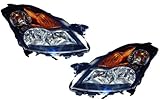 Nissan Altima Sedan Replacement Headlight Assembly Halogen Type Only - 1-Pair