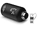 Swig Savvy Bottles Stainless Steel Insulated Water Bottle and Beer Growler Wide Mouth 64 oz Capacity Double Wall Design for Hot and Cold Beverages Includes 2 Interchangeable Caps