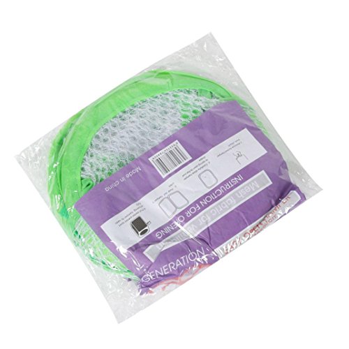 Clearance Deal! Hot Sale! Laundry Clothes Basket Storage Basket, Fitfulvan Foldable Pop Up Washing Laundry Basket Bag Hamper Mesh Storage (Green) - Thumbnail 3
