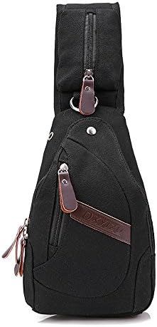 Outdoor Travel Casual Canvas Crossbody Sling Bag Shoulder Bag Chest Bag Men Women Chest Gym Bag Shoulder Sling Backpack Rover Sling Pack Chest Pack