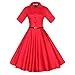 Maggie Tang 3/4 Sleeve 1950s Vintage Rockabilly Full Circle Dress