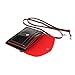 PU Leather Cellphone Pouch Bag with Shoulder Strap and Magnetic Button for Apple iPhone Samsung Galaxy and Other Smartphone Black