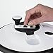 Salad spinner lettuce dryer large - with bowl and colander basket. BPA free clear plastic kitchen 5L spinners, vegetable washer dryers with smart lock lid. Easy water drain system is good for greens