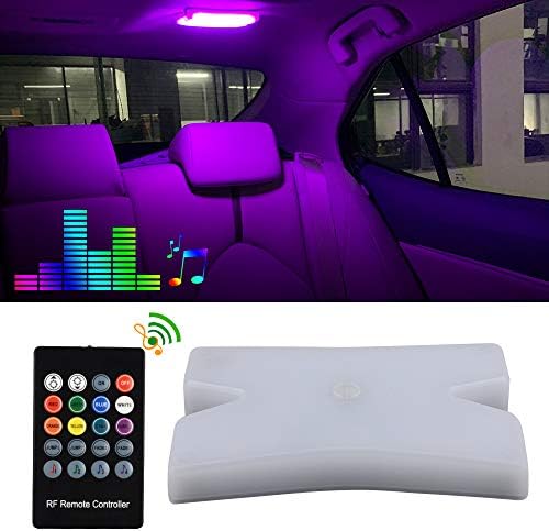 Catland ルームランプ Led イルミネーション Rgb アイスブルー ピンク ホワイト 電球色 Ledタッチライト 車内灯 室内灯 高輝度 8色切替 音声反応 Rfリモコン操作 メモリー機能付き Usb充電 タッチ式 マグネット付き 配線不要 車内 キッチン 廊下 階段 クローゼット 屋内