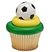 Soccer Ball Cupcake Rings - 24 pc